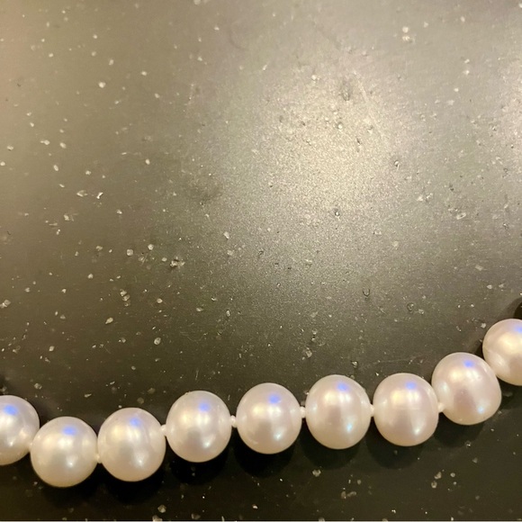 SET- 14K White Gold Cultured Freshwater Pearl Necklace and Bracelet. NWOT. - Picture 14 of 16